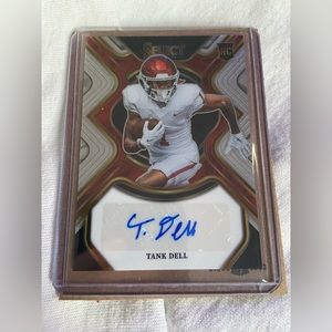 Tank Dell autograph rookie card.